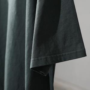 Nouveau T-shirt Streetwear en gros ODM 2026, 180 GSM, 100% Coton, Lavage Vintage, Épaules Tombantes, Coupe Oversize - Product Image 4