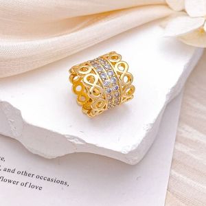 Accessoires de bijoux DIY, style Ins, ciel étoilé, <span class=keywords><strong>pendentif</strong></span> Luo Luo Tong, plaqué or 18 carats, micro-serti de zircon - Product Image 6