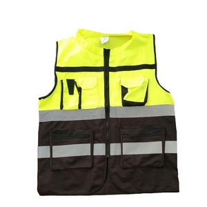 Chaqueta reflectante con múltiples bolsillos, ropa antiluz de seguridad para el tráfico - Product Image 3