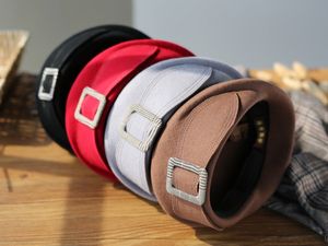 A121004 Sombrero de Fieltro 100% Lana con Decoración de Lazo, Gorra Estilo Boina Vantage para Mujeres Elegantes - Product Image 6