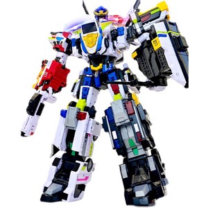 Nouveau Mini Force 7 Super Police Power Mecha <span class=keywords><strong>Robot</strong></span> Transformable et Combinable en Plastique, Jouet Voiture pour Garçons de 8 à 13 Ans, Boîte Couleur - Product Image 1