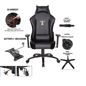 Chaise de jeu pour <span class=keywords><strong>PC</strong></span> de haute qualité, livraison DDP, fabricant OEM moderne, fauteuil de course pour <span class=keywords><strong>gamer</strong></span>, chaise de jeu pour <span class=keywords><strong>PC</strong></span> bon marché - Product Image 2