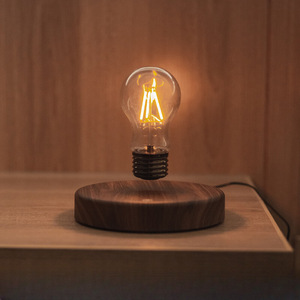 Nueva Lámpara de Escritorio Levitante Moderna BAHE con Base Magnética de Madera, Luz LED Flotante - Product Image 6