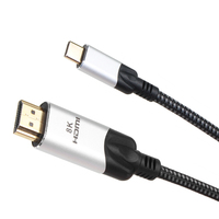 Câble USB C vers HDMI haute résolution VCOM 4K 60Hz USB3.1 Type-C vers HDMI 2.0 pour connecter un téléphone à une télévision HD