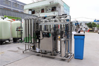 Système de purification d'eau potable purifiée 2000 LPH, système de dessalement par osmose inverse