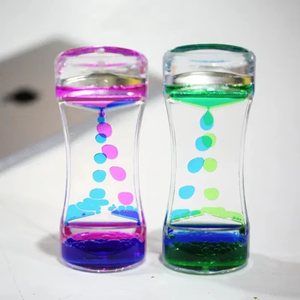 Clessidra a Bolle di Liquido Temporizzatore Giocattoli Sensoriali per Bambini e <span class=keywords><strong>Adulti</strong></span> Accessori Antistress Decorazione per Casa Ufficio e Scrivania - Product Image 2