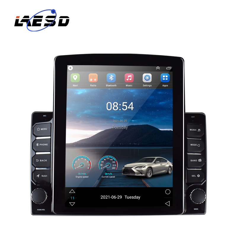 SP970 universal FM stereo 2 din video gps autoradio Vertical touch screen car audio system android 9.7 inch car radio