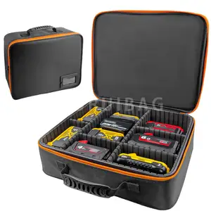 2024 Hard Battery Organizer Storage Case EVA Big Empty Box Case for Battery Holder