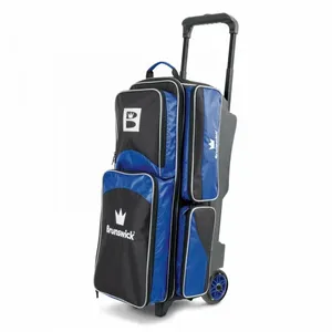 Bolsa de bolos Brunswick personalizada para dos bolas con compartimentos separados para zapatos, para deportes y bolos retro - Product Image 6