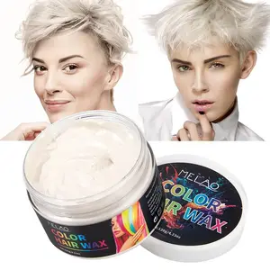 wholesale made in china Professional Strong Hold temporary Hair Color Wax Salon hair wax color blonde for natural hair