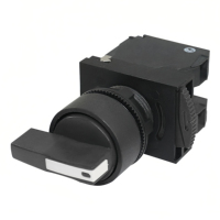 Interruptor selector de plástico metálico IP65, CA, CC, 12V, 24V, 100V, 110V, 220V, 240V, con iluminación completa para electricidad, 1 unidad