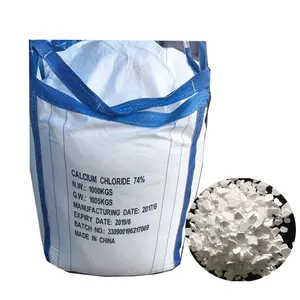 Fornecedor da China Cloreto de cálcio di-hidratado Cacl2.2H2O de grau industrial 74%/77% em flocos brancos para perfuração de petróleo/agente de derretimento de neve