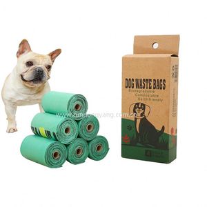 Factory Direct Strong Eco Dog Bags Custom Logos Biodegradable <b>Compostable</b> Odor Control Customizable Travel Pack Dog Poop Bags - Product Image 6