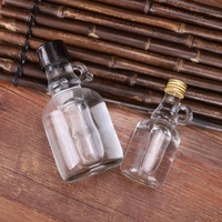 Bouteilles en verre miniatures transparentes de 50 ml, 100 ml, 250 ml avec poignée pour sirop d'érable, prix d'usine ONO