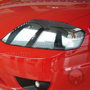 2 pièces de garnitures de phares en fibre de carbone pour Hyundai Coupe 2003-2006, autocollants de phares, garnitures de phares - Product Image 6