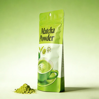 Sachets refermables écologiques de 1 kg pour farine, laminés, avec trou de suspension 22*32 (10-12 cm) pour poudre de Matcha