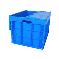 HUADING 760*580*500 mm Caisse en plastique modulaire pliable et empilable en PP multifonction pour système d'organisation de placard