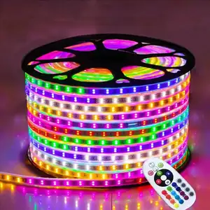 12v Strip lampu Led Remote control fleksibel SMD 5050 2835 RGB 3mm 6mm 10mm 12mm