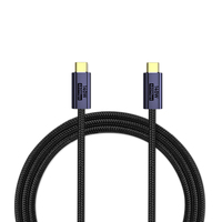 Cable USB C 2.0 Tipo C de 140W al por Mayor, Cable Trenzado de Alta Velocidad para Transferencia de Datos, para Accesorios Profesionales de Computadoras Portátiles