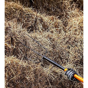 Outil de tournage de fourche à foin à 3 dents en acier forgé - Product Image 3