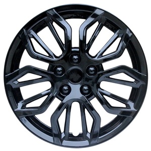 Schwarze Modell auto Modifikation Universal Rad kappe 15 Zoll Eisen Stahl Felge Rad abdeckung Universal