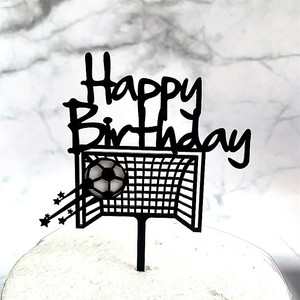 Adorno de Pastel de Acrílico con Diseño de Baloncesto para Cumpleaños, Decoración para Pastel de Fiesta de Fútbol, Regalo para Fanáticos del Baloncesto - Product Image 6