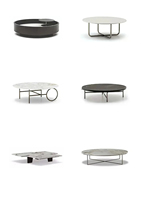 Table basse moderne convertible en pierre frittée personnalisée gratuite, ensembles de meubles de salon, table à thé multifonction avec tiroir
