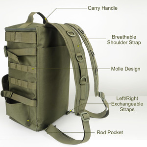 Muestra Gratuita, Fabricación al por Mayor, Mochila Sumergible Flotante para Pesca con Mosca, Totalmente Impermeable, Thunderhead - Product Image 3