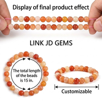 Kelingna Perles de pierres précieuses brutes en spinelle rouge naturelle de haute qualité, facettes de 4 mm, en forme de pièce de monnaie, certifiées GIC, pour bracelet de bijoux DIY