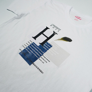 T-shirts à manches courtes pour hommes en pur coton fabriqué en Chine - Product Image 3