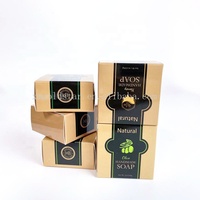 Vente en gros d'emballages de savon avec logo personnalisé Boîtes d'emballage cosmétique Boîte de papier savon en barre de 8oz