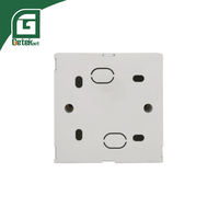 GETEKnet ODM OEM 86*86*45MM RJ45 UK Type Face Plate Back Floor Mounted Pvc Surface Mounting Box for Socket Face Plate