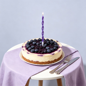 Velas Espirales de Parafina Azules de 11 cm, 24 Unidades, Sin Goteo, Sin Aroma, Decoración para Fiestas de Cumpleaños - Product Image 4