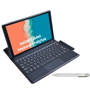 Tablet Octa Core 10.1 inci SC9863A, Tablet 2in 1 PC, casing Keyboard Dok 2.0GHz Octa Core, jaringan bisnis, produk baru Tablette PC