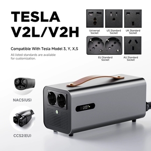 Chaud pour <span class=keywords><strong>Tesla</strong></span> CCS2 V2L déchargeur Europe Version <span class=keywords><strong>bidirectionnelle</strong></span> DC/AC <span class=keywords><strong>charge</strong></span> dé<span class=keywords><strong>charge</strong></span> Machine Dc Portable Mobile Ev <span class=keywords><strong>Charge</strong></span> - Product Image 2