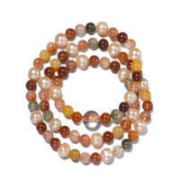 Bracelets en pierres naturelles, perles de cristal Chakra 4mm 6mm, perles de pierres précieuses, quartz rutile, bijoux spirituels, cadeaux pour femmes