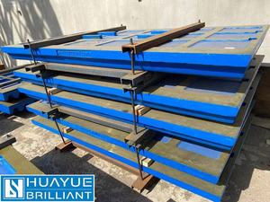 कास्टिंग स्टील जबड़े क्रशर स्पेयर पार्ट्स निश्चित स्विंग जंगम दांत टॉगल प्लेट - Product Image 4