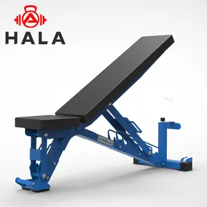 HALA-FB-2005 HALA фитнес тренажерного зала коммерческого стул для упражнений с гантелей фитнес Птичье табурет 12 настраиваемая скамья для пресса, скамья для жима