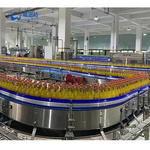 Fruit Juice Production Line with Hot Filling PET Bottles Beverage Processing Plant Featuring Fermenting Equipment