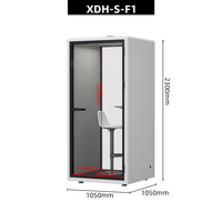 Cabine de bureau acoustique haut de gamme pour espaces de travail modernes |   Cabine insonorisée avec ventilation intelligente, éclairage LED et design modulaire
