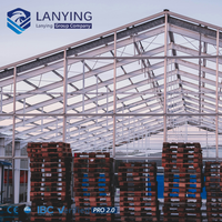Nave Industrial Prefabricada de Acero Moderna y Personalizada para Almacenamiento en Exteriores con Gran Capacidad