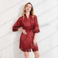 Robes de mariée en satin doux et soyeux FUNG 3031 pour femmes, robes de demoiselle d'honneur en satin grande taille