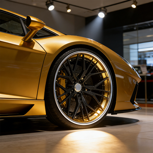 Juego de 2 o 3 Ruedas Forjadas 5x114.3 de 19, 20, 21, 22 y 24 Pulgadas, Ruedas de Aleación Pulida para <span class=keywords><strong>Ferrari</strong></span> 458, 488, F430, <span class=keywords><strong>F12</strong></span>, SF90, 296GTB, SF90 - Product Image 4