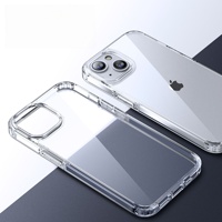 Coque de téléphone transparente magnétique antichoc en TPU pour iPhone 18 Pro Max 17 18 Pro 16 15 14 13 12