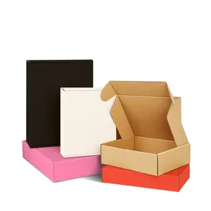 Бесплатный образец цветной почтовый ящик, Гофрированная коробка, движущиеся бумажные коробки для электронной коммерции, упаковка для доставки