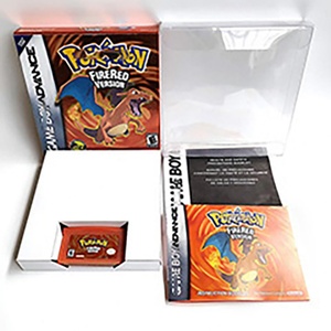 Cartouche de jeu avec finition holographique métallique vert feuille émeraude et rouge feu rubis, boîte de vente au détail et manuel pour GBA Advance - Product Image 1