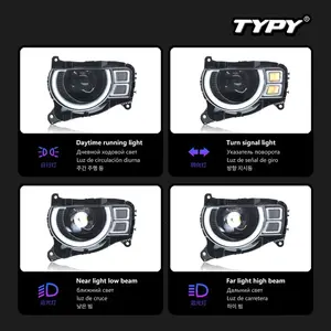 Feux de voiture pour Defender Phare 2020-2023 12V LED Phares Feux de jour DRL Clignotant Nouveau style de voiture - Product Image 4