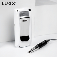 LUGX - Machine à ongles électrique portable professionnelle puissante 30000 tr/min, polisseuse à ongles, outil à ongles rechargeable en acrylique, USB