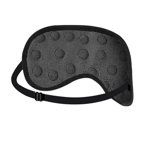 Antifaz para Dormir de Gel Negro Refrescante, Ajustable, para el Cuidado Facial y Masajes - Product Image 1