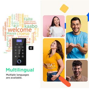 2025 New Arrivals Tuya <strong>Wifi</strong> Smart <strong>Fingerprint</strong> NFC <strong>Card</strong> Waterproof Keypad <strong>Fingerprint</strong> Door Biometric <strong>Access</strong> <strong>Control</strong> devices - Product Image 6